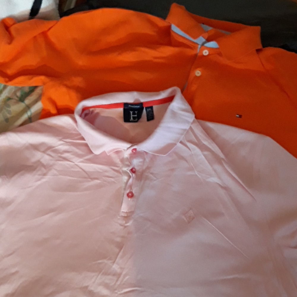 Lot of 2 (((TOMMY HILFIGER))) Short Sleeve Shirts!